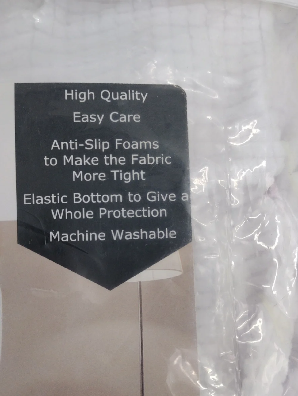 Easy Going Stretch Wing Chair Cover. Snow White.